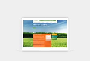 An image of Capquest's landing page on a clay device