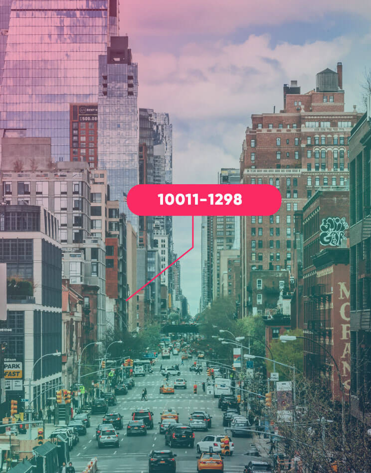 The structure of a ZIP+4 code